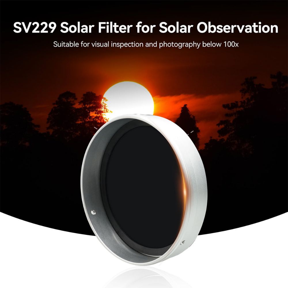 SV229 Solar Eclipse Telescope Filter Metal Cap